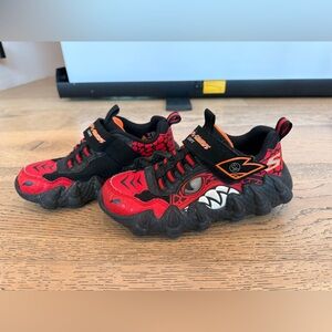 Light Up Dinosaur Sketchers